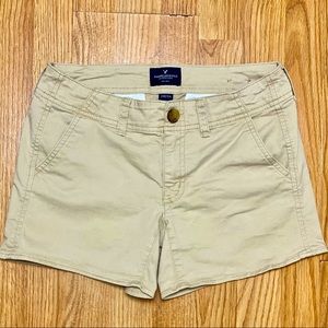 📚📝 Back To School! American Eagle Khaki Uniform Shorts!!!  📓🎓